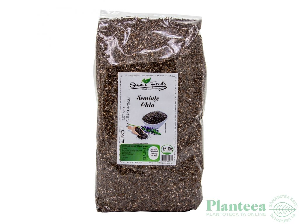 Seminte chia 1kg - SUPERFOODS