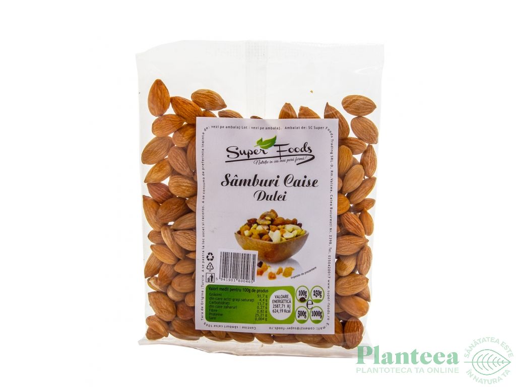 Samburi dulci caise 100g - SUPERFOODS