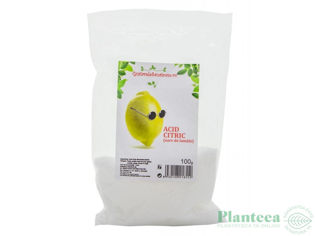 Acid citric alimentar 100g - GREEN SENSE