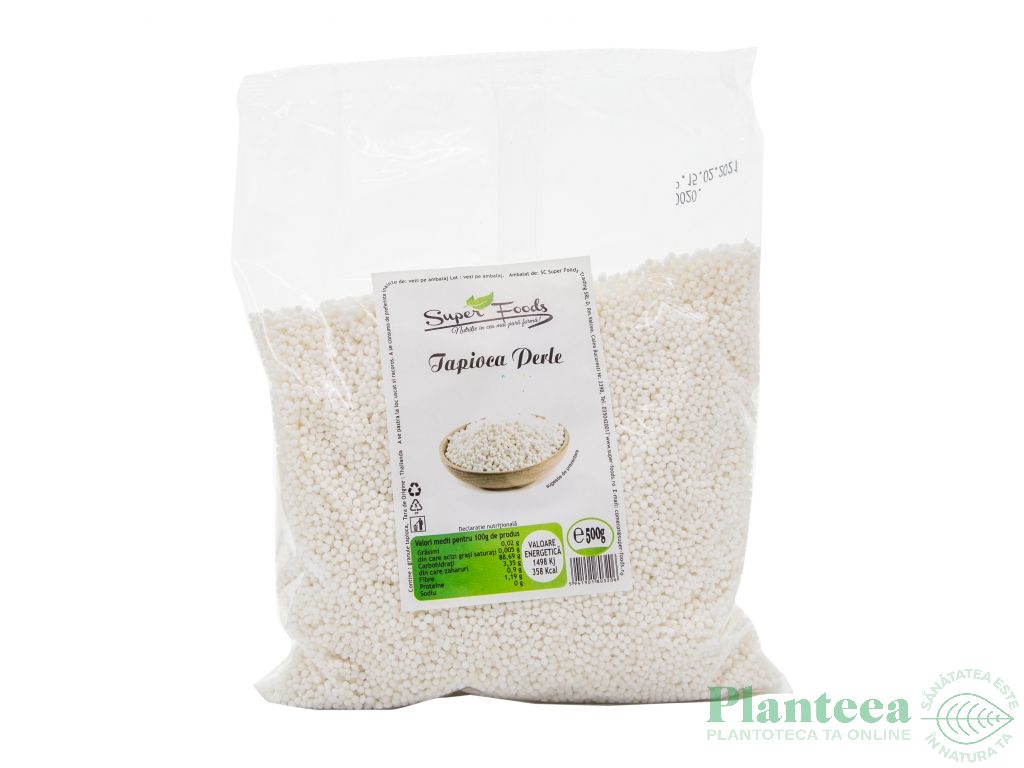 Tapioca boabe 500g - SUPERFOODS