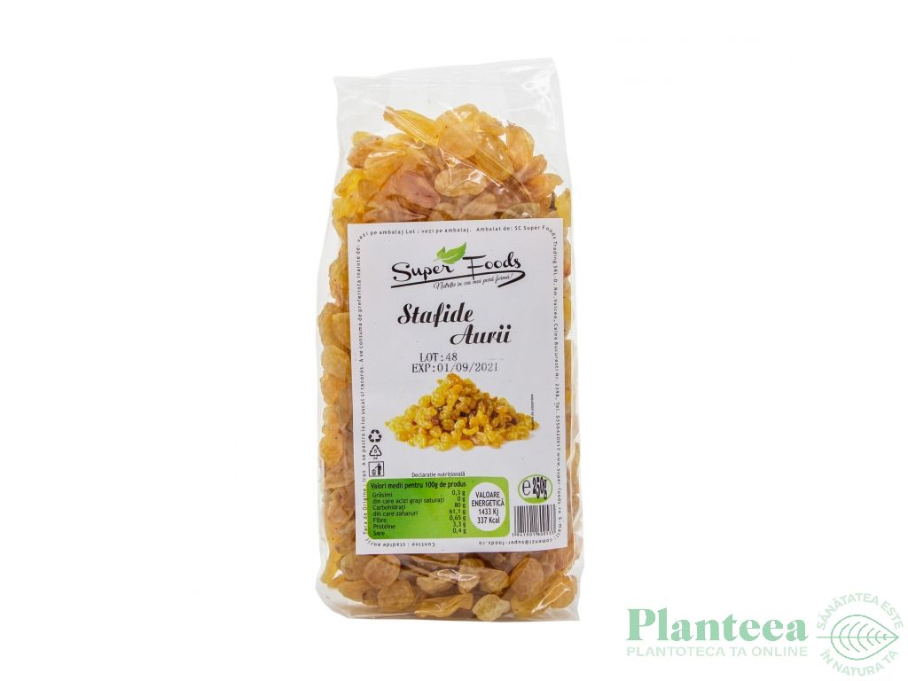 Stafide aurii 250g - SUPERFOODS