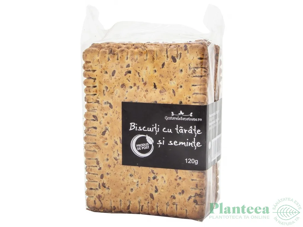 Biscuiti tarate seminte 120g - GREEN SENSE