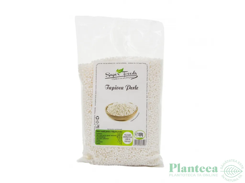 Tapioca boabe 250g - SUPERFOODS