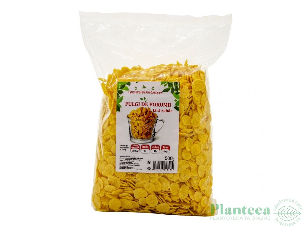 Fulgi porumb fara zahar 500g - GREEN SENSE