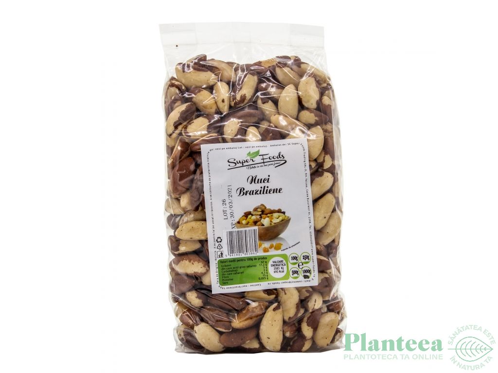 Nuci braziliene 1kg - SUPERFOODS