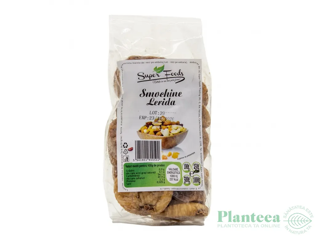 Smochine lerida uscate 250g - SUPERFOODS