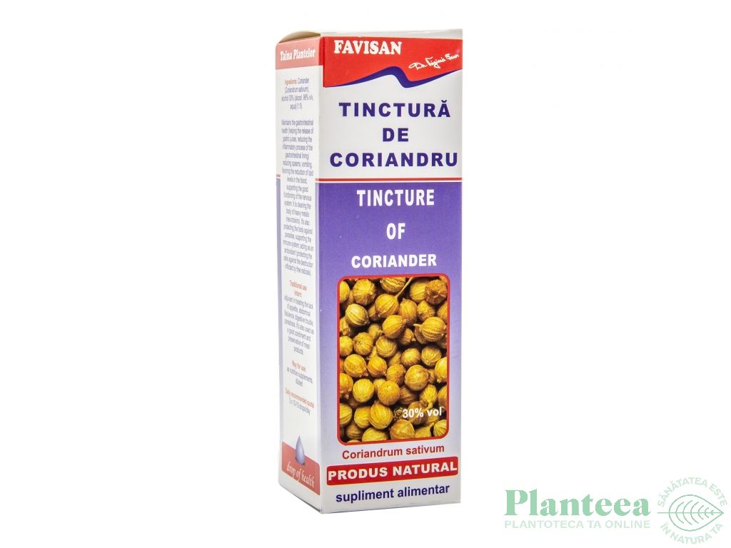 Tinctura coriandru 50ml - FAVISAN