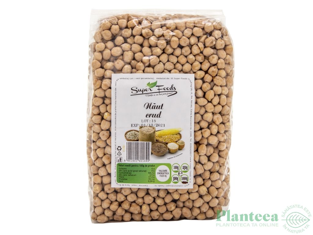 Naut boabe 1kg - SUPERFOODS