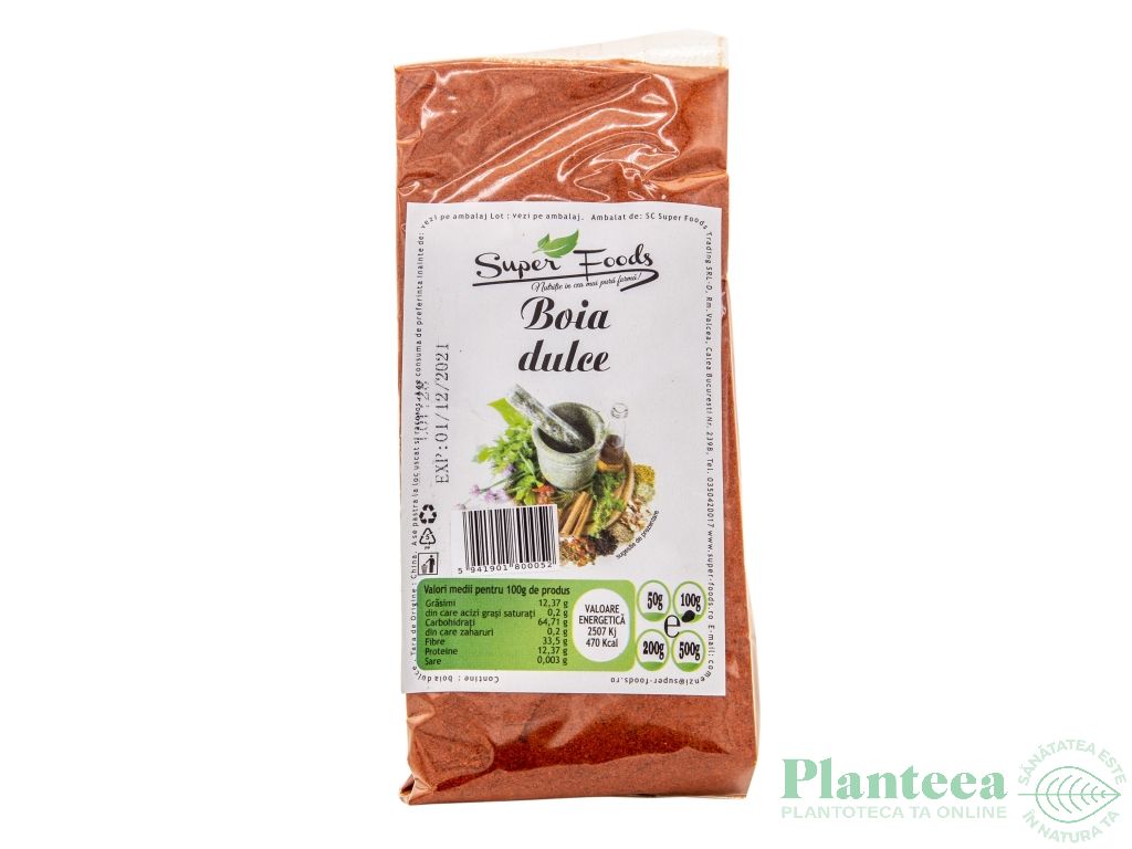 Condiment boia dulce 100g - SUPERFOODS