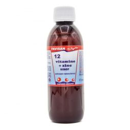 Sirop 12vitamine Zn 250ml - FAVISAN