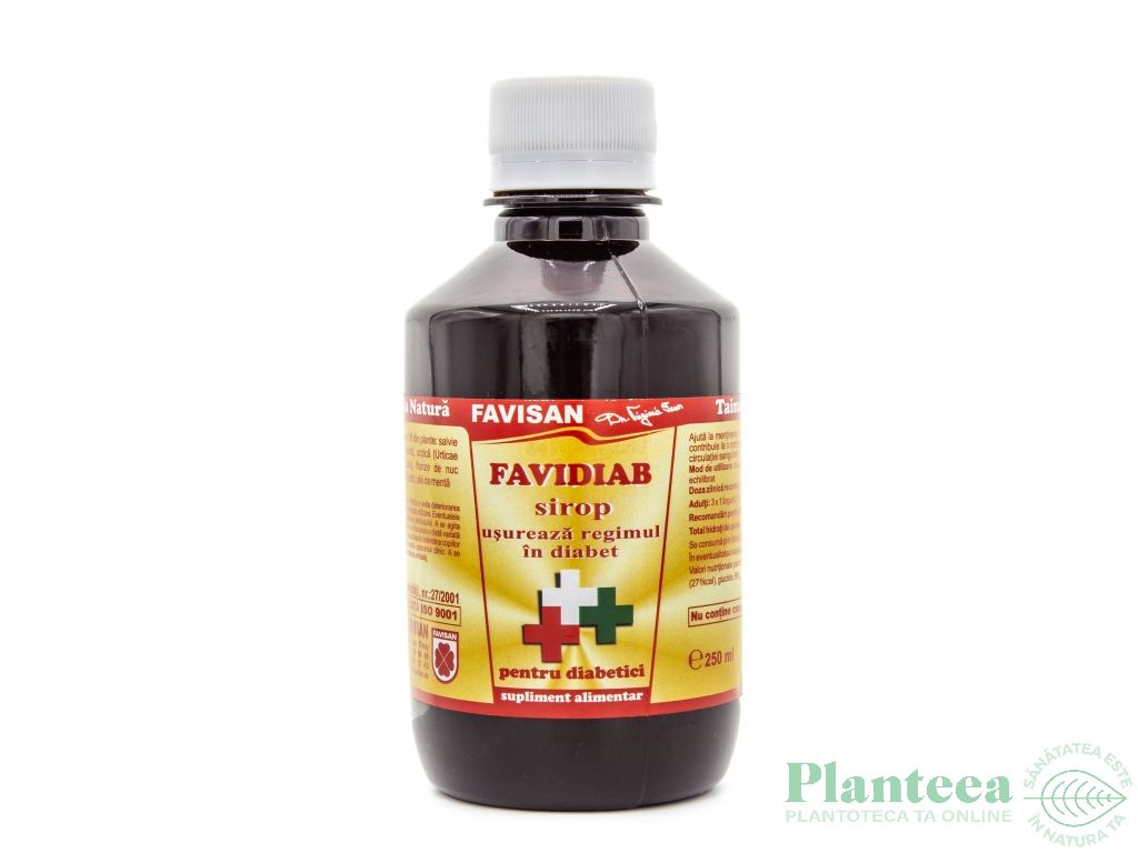 Sirop favidiab 250ml - FAVISAN