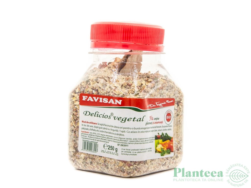 Delicios vegetal cu sare 250g - FAVISAN