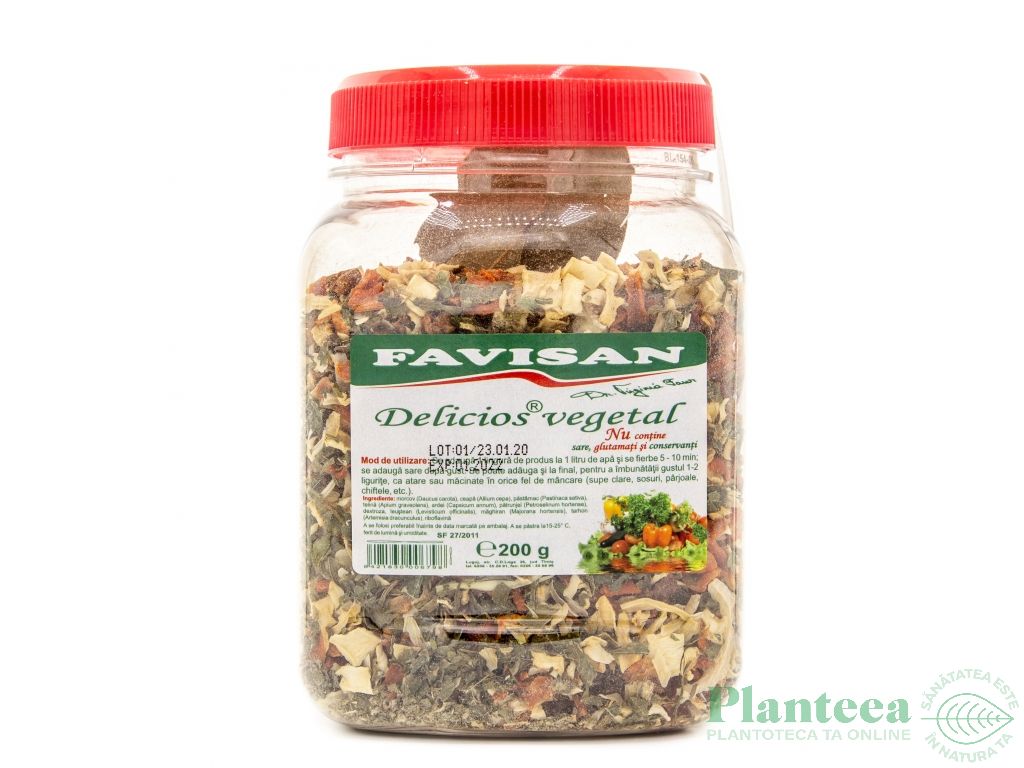 Delicios vegetal fara sare 200g - FAVISAN