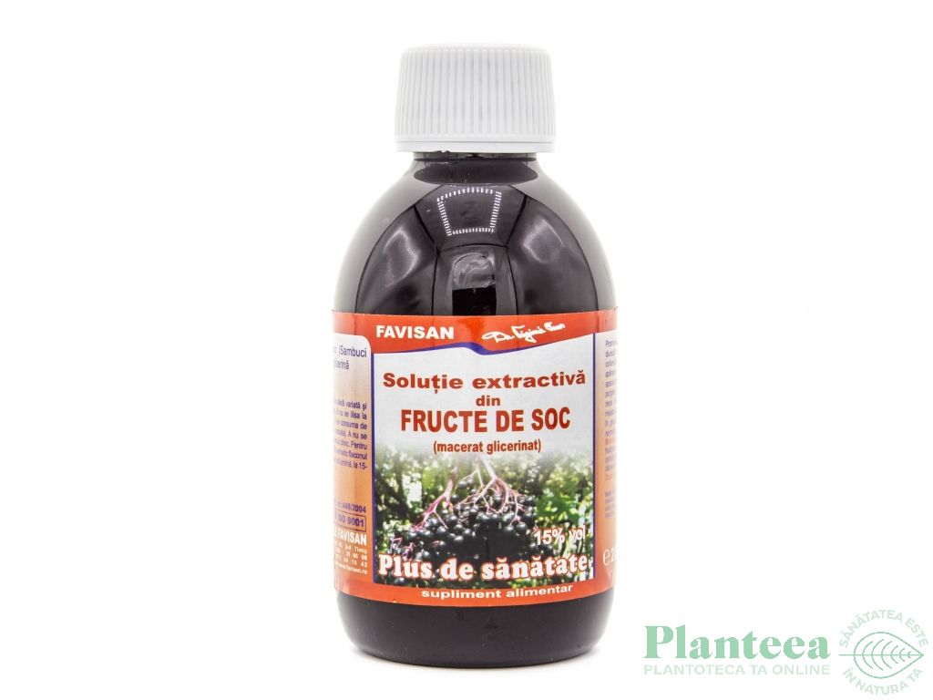 Tinctura soc fructe 200ml - FAVISAN