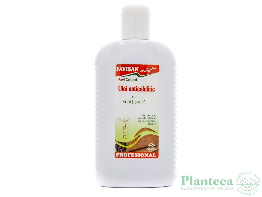 Ulei anticelulitic scortisoara FaviCelusal 300ml - FAVISAN