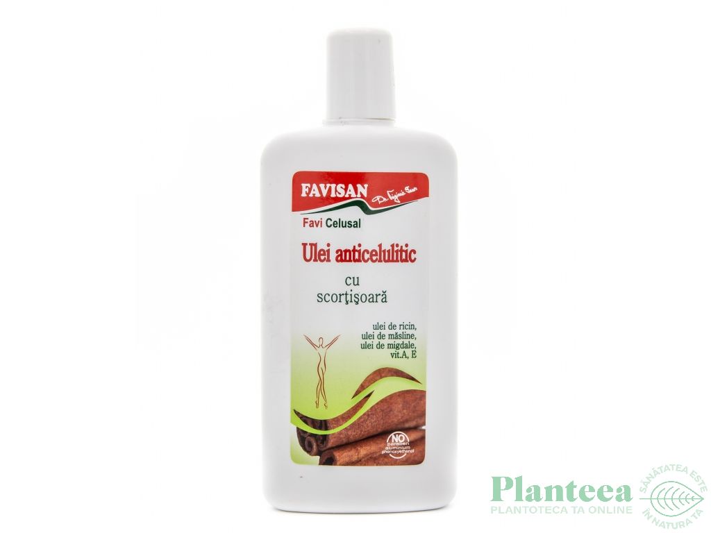 Ulei anticelulitic scortisoara FaviCelusal 125ml - FAVISAN