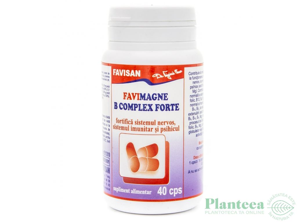 Magneziu B complex forte 40cps - FAVISAN