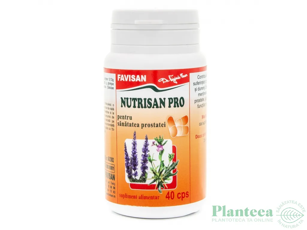 Nutrisan PRO sanatatea prostatei 40cps - FAVISAN