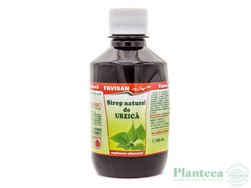 Sirop urzica 250ml - FAVISAN