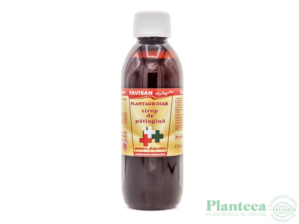 Sirop patlagina diab 250ml - FAVISAN