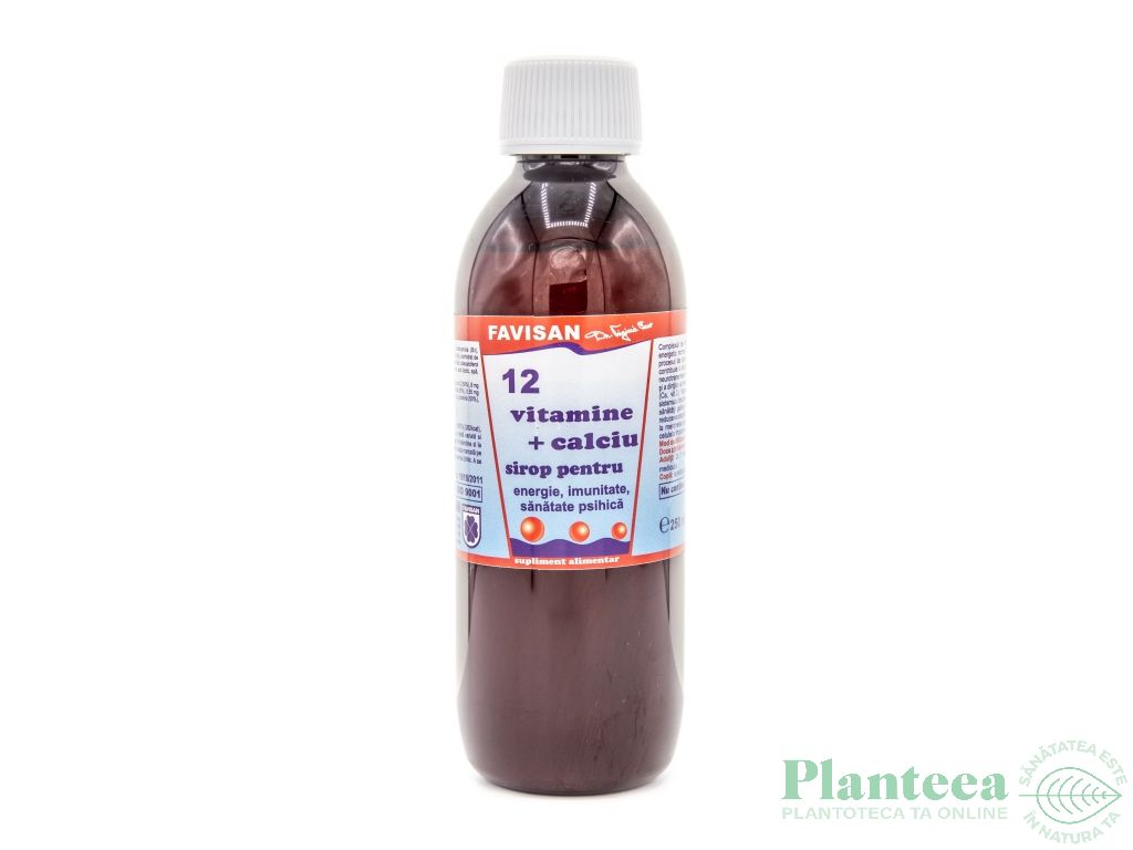 Sirop 12vitamine Ca 250ml - FAVISAN