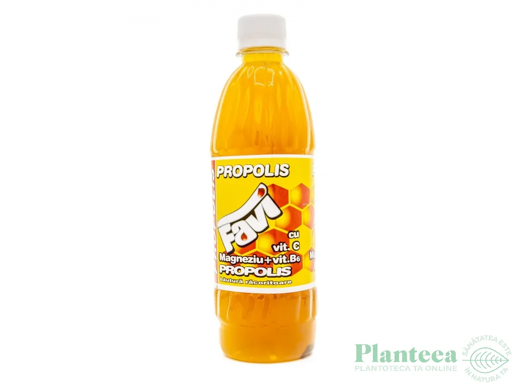 Bautura racoritoare propolis vit C Mg B6 500ml - FAVISAN