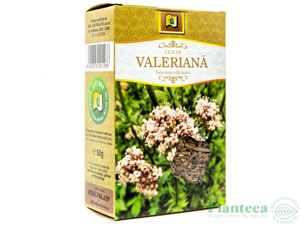 Ceai valeriana 50g - STEFMAR