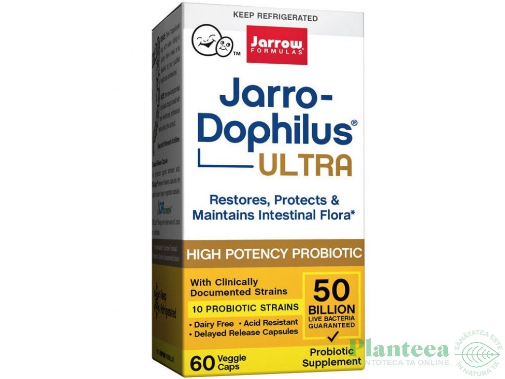 Jarro Dophilus Ultra 50bilioane bacterii 60cps - JARROW FORMULAS