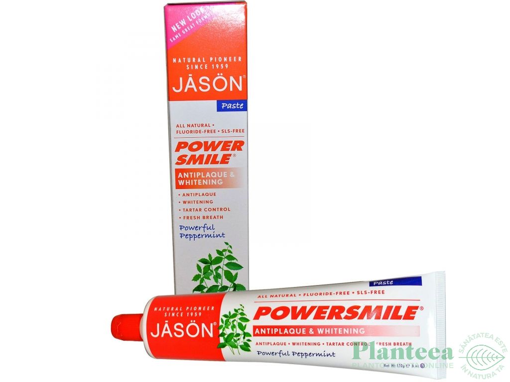 Pasta dinti albire Power Smile 170g - JASON