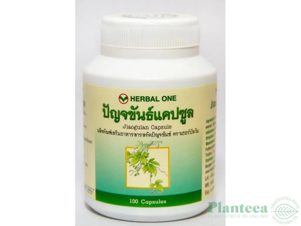 Jiaogulan [gynostemma pentaphyllum] 100cps - HERBAL ONE