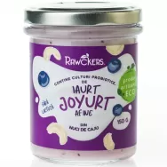 Iaurt vegan caju cu afine Joyurt eco 150g - RAWCKERS