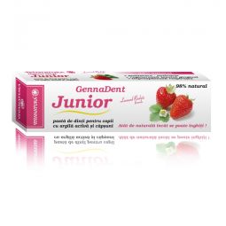 Pasta dinti anticarie copii capsuni Junior 50ml - VIVA NATURA