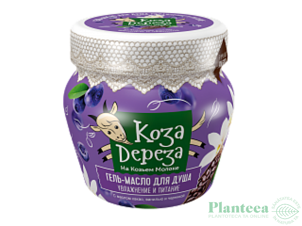 Gel ulei dus hidratant nutritiv lapte capra 175ml - KOZA DEREZA