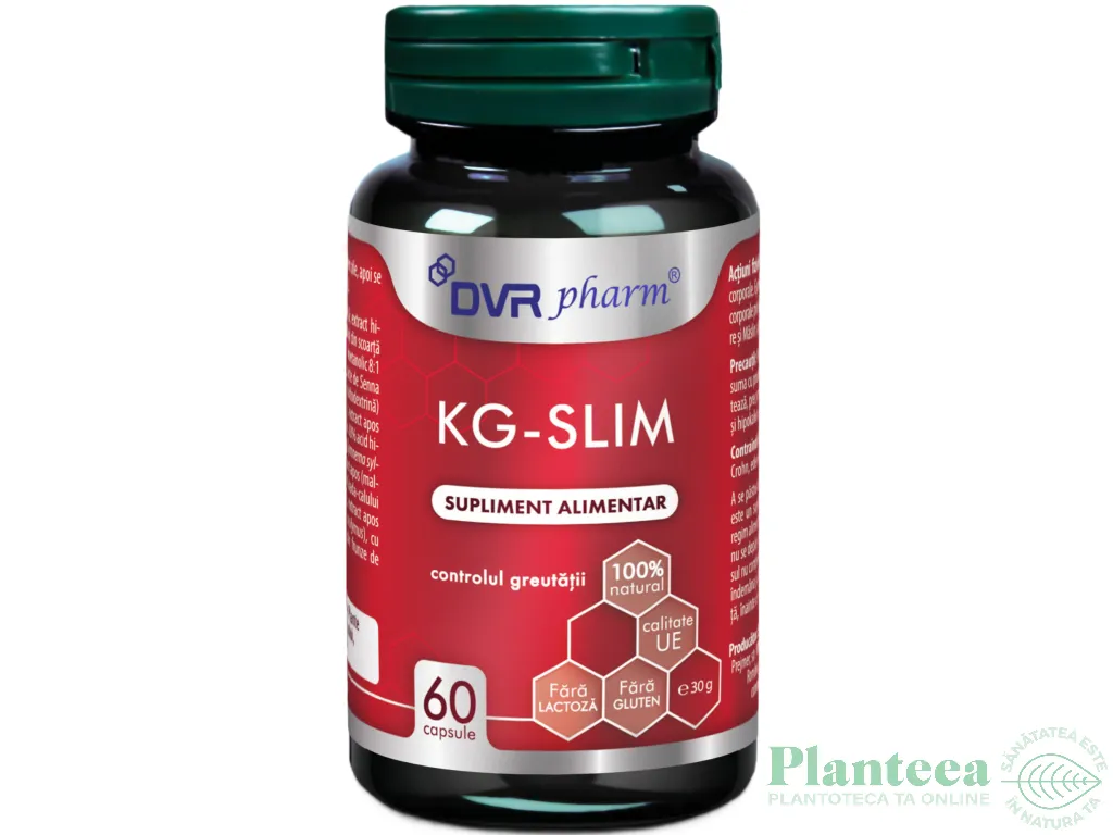 KG Slim Controlul greutatii 60cps - DVR PHARM