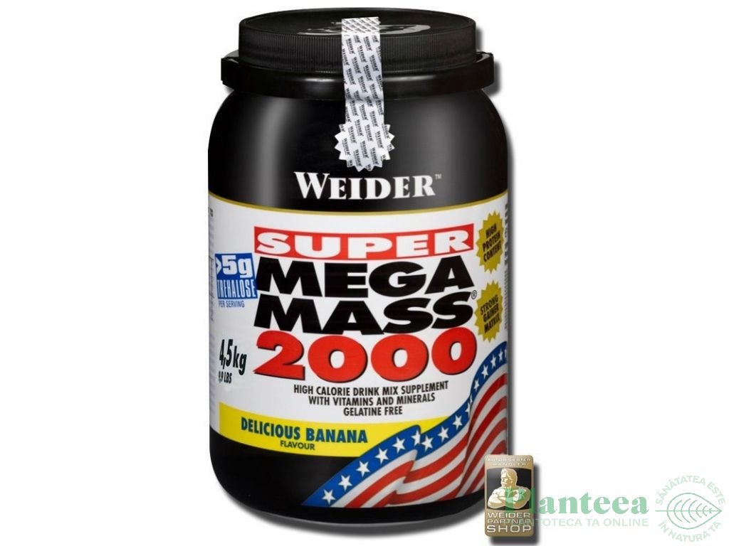 Super mega mass 2000 banana 4,5kg - WEIDER