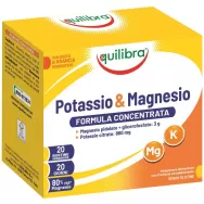 Potasiu Magneziu formula concentrata plicuri 20x7g - EQUILIBRA