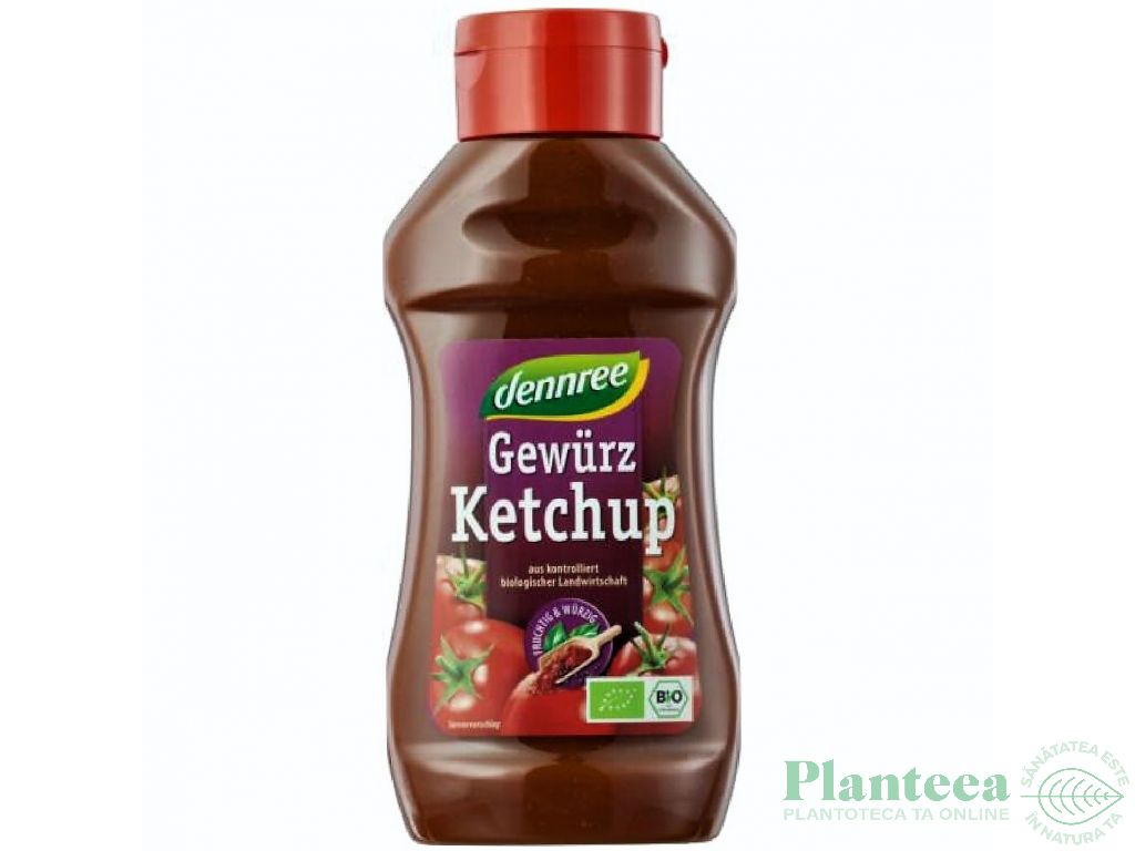 Ketchup condimentat eco 500ml - DENNREE