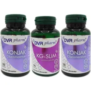 Kit slabit [Konjak glucomannan 2x120cps+KG slim 90cps] 3b - DVR PHARM