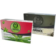 Kit 2 sapunuri terapeutice [Namol+Aloe] 2x100g - ORTOS