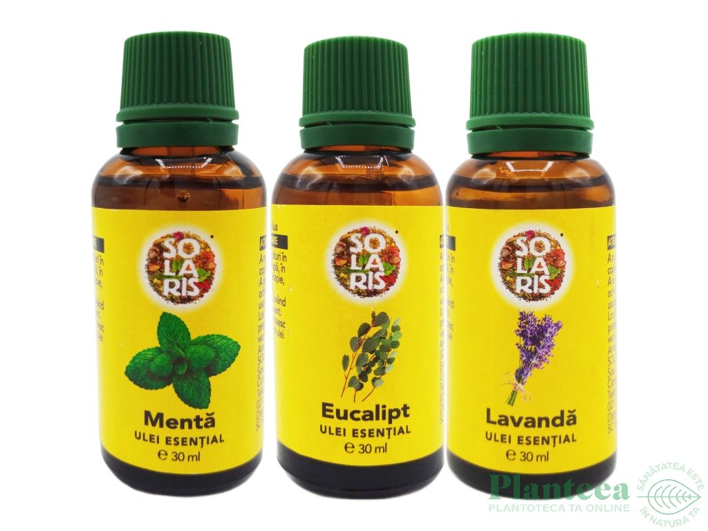 Kit 3 uleiuri esentiale Colectia BestSeller 3x30ml - SOLARIS PLANT