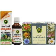 Kit Antihelmintic Forte [Tinctura 50ml + Ceai 20dz] 2b - HYPERICUM