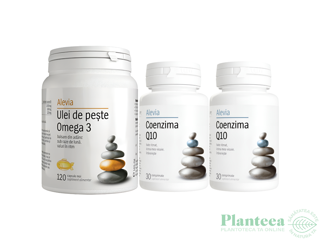 Kit Cardio Protect [Omega3 120cps + Q10 10mg 2x30cp] 3b - ALEVIA