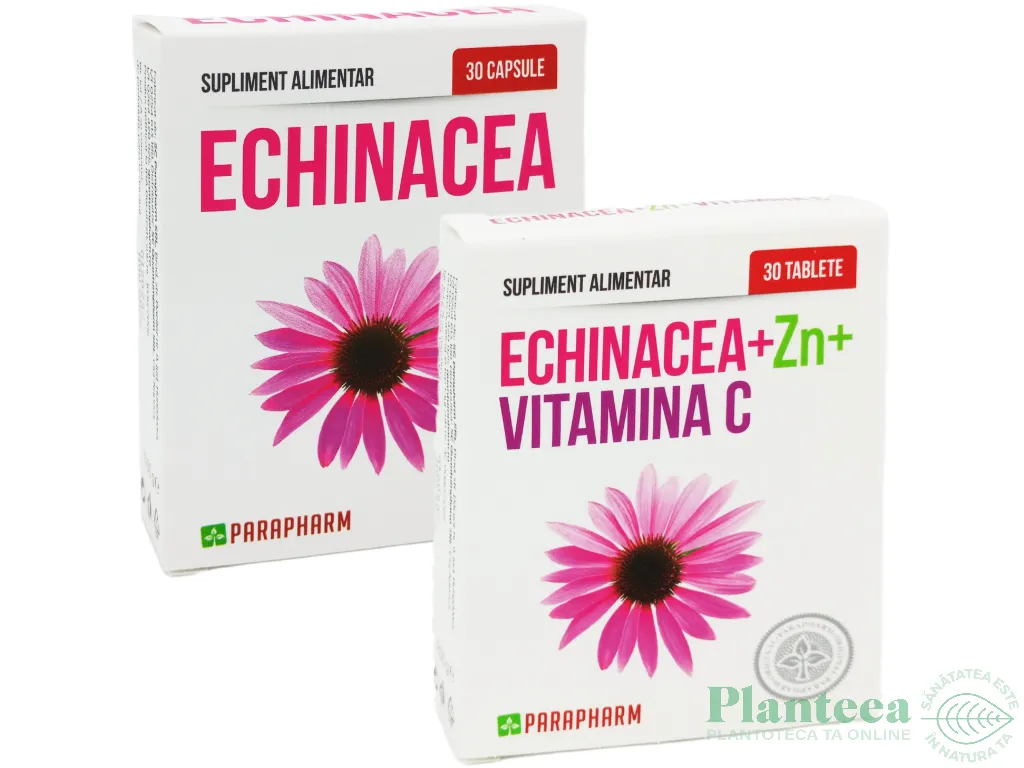 Kit Echinaceea Duo [Echinaceea + Echinaceea Zn C] 30cps+30cp - PARAPHARM