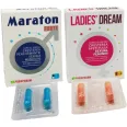 Kit Potenta cuplu [Maraton folie 2cps + Ladies dream 2cps] 2b - PARAPHARM