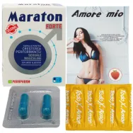 Kit Potenta aromata [Maraton folie 2cps + 3prezervative fructe] 2b - QUANTUM PHARM