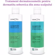 Kit Sampoane tratament dermatite [Rezorcina+Intretinere] DermoTis 2x120ml - TIS