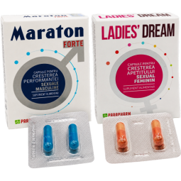 Kit Potenta cuplu [Maraton folie 2cps + Ladies dream 2cps] 2b - PARAPHARM