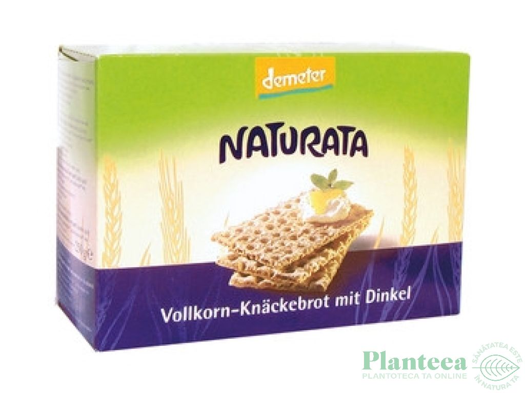 Paine crocanta integrala spelta 250g - NATURATA