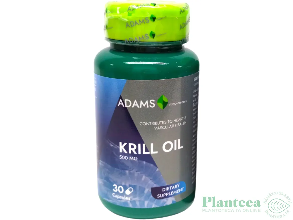 Krill oil 500mg 30cps - ADAMS SUPPLEMENTS