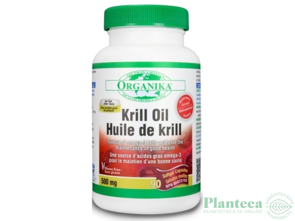 Krill oil forte 500mg 90cps - ORGANIKA HEALTH